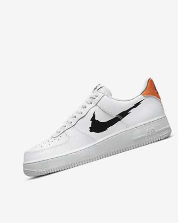 Nike Air Force 1 '07 Blancos Blancos Naranjas Negros | MX 5298